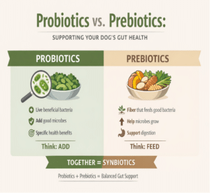 Probiotics vs. Prebiotics